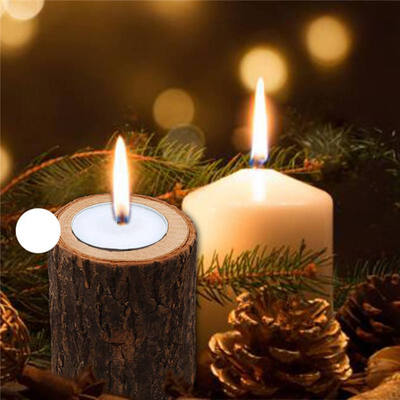 

Wooden Candlestick Candle Holder Table Decoration