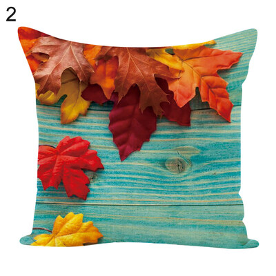 

Maple Leaves Square Throw Pillow Case Cushion Cover Home Sofa Bed Car Decor