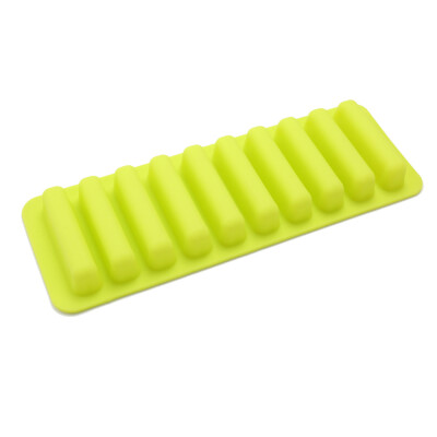 

Toponeto Rectangle Bakeware Cookie Candy Pastry Chocolate Finger Bar Silicone Mold