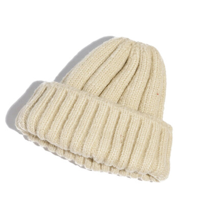 

Knitted Wool Hat Ladies Autumn&Winter Korean Edition Baitie Outdoor Thermal Headgear Men ins Korean Tide Cold Hat