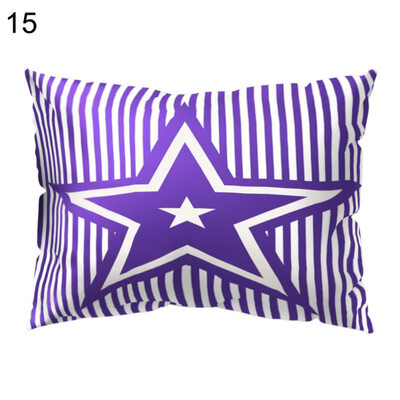 

Plaid Animal Star Flower Cat Pillow Case Cushion Cover Sofa Bed Car Office Decor