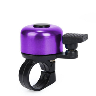 

For Safety Cycling Bicycle Handlebar Metal Ring Black Bike Bell Horn Sound Alarm Bicycle Accessory Outdoor Protective Bell Rings