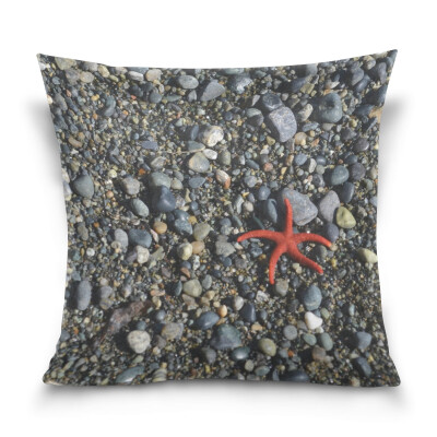 

Throw Pillow Case Decorative Pillow Covers 16 X 16 inch Starfish Pattern Pillowcase