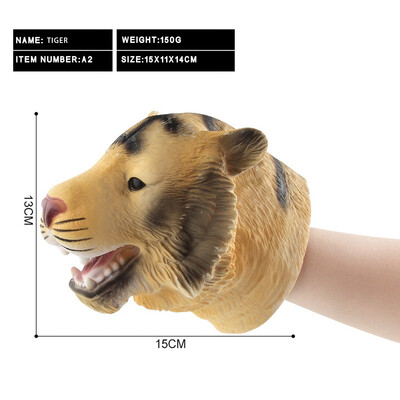 

Tailored Simulation Animal Head Model Hand Puppet Toy Doll Gloves Baby Child Gift