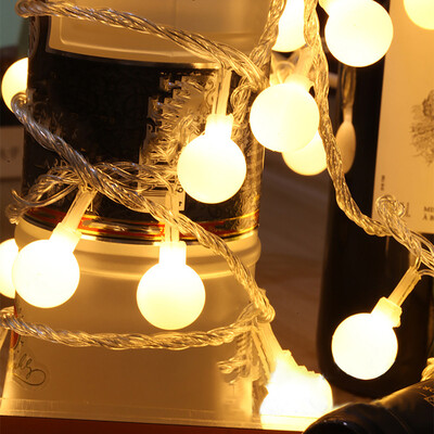 

Toponeto Fairy LED String Lights Christmas Round Ball Blubs Wedding Party Lamp