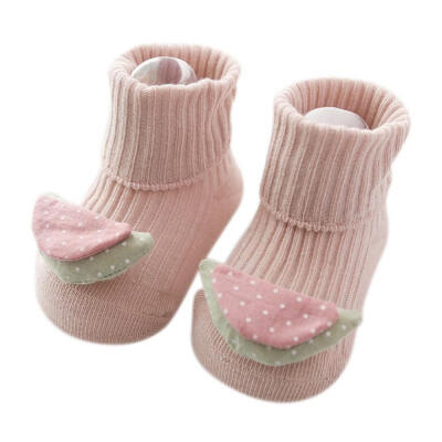 

Baby Socks Baby Boys Girls Infant Autumn Cotton Cartoon Socks Warm Anti Slip Floor Socks Leg Warmer