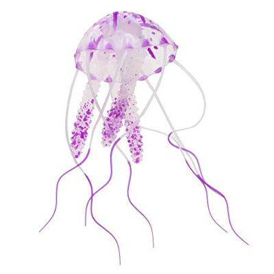 

Artificial Swim Glowing Effect Jellyfish Aquarium Decoration Fish Tank Underwater Live Plant Luminous Ornament Aquatic Landscape