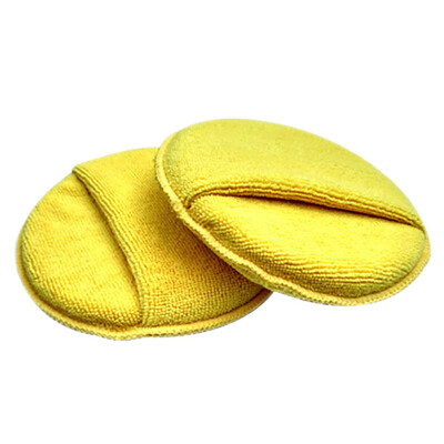 

〖Follure〗Car Waxing Polish Microfiber Foam Sponge Applicator Cleaning Detailing Pads