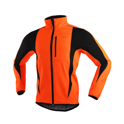 

ARSUXEO Unisex Thermal Warmer 1pc Coat Jacket Winter Windproof Waterproof MTB