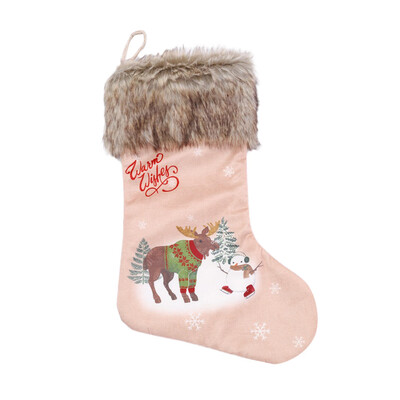 

Tailored Personalised Luxury Embroidered Xmas Stocking Sack Santa Deluxe Christmas A