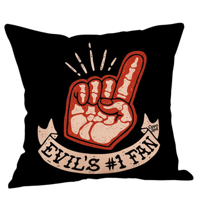 

Toponeto Happy Halloween Pillow Cases Linen Sofa Cushion Cover Home Decor