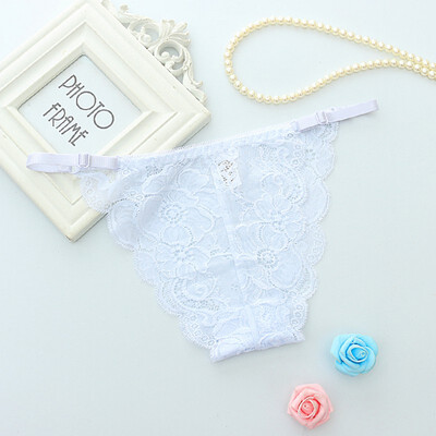 

Women Free Size Cotton Lace Thong G-string Lace Sexy Underwear Womens Panties Low Waist string Lingerie Intimates Thongs