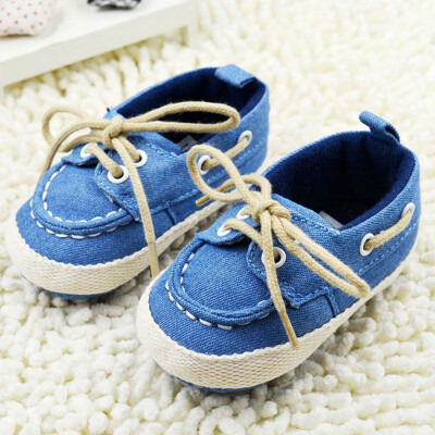 

WEIXINBUY Baby Boy Girl Blue Red Sneakers Soft Bottom Crib Shoes Size born to 18 Months Hot sale 3 Colors