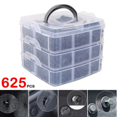 

415625pcs Car Body Pin Rivet Fasteners Trim Moulding Clip Screwdriver Fastener Clip Kit