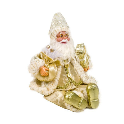 

Christmas Stuffed Plush Toys Indoor Cloth Art Santa Claus Doll Ornaments Home Decor Christmas Decoration Children Gift