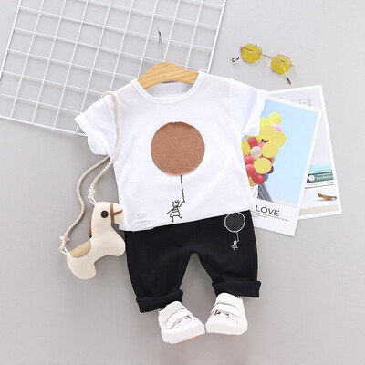 

Summer Baby Boys Clothing Sets Kids 2PCS Print Short-sleeved Shirt Pant Casual Children Baby Children Sets