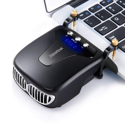 

Portable Notebook Laptop Fan Cooler Lcd Displays Read Temperature Fan Speed Quickly Dissipate Heat Laptop Cooling Pads