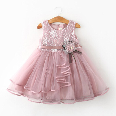 

Summer Tutu Dress For Girls Dresses Kids Clothes Wedding Events Flower Girl Dress Birthday Party Costumes Children Clothing 1-6T