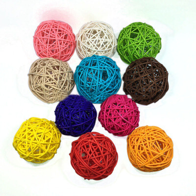 

Lovely Rattan Ball ChristmasBirthday&Home Wedding Party Decorations DIY Ornaments Rattan Ball Kids Toys