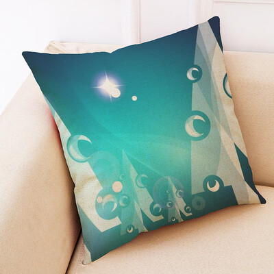 

Tailored Christmas Home Decor Cushion Cover Graffi Style Throw Pillowcase Pillow Covers