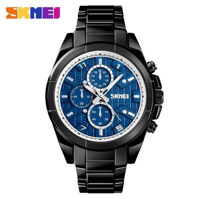 

SKMEI Mens Business Quartz Watch Three Dial 1378