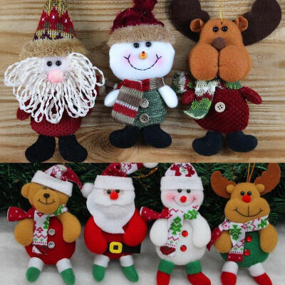 

Xmas Gift Santa Claus Snowman Deer Christmas Tree Decoration Ornament Pendant