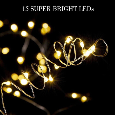 

Wine Bottle Cork Lights Sliver Wire String Lights Romantic for Wedding Festival Party Decor