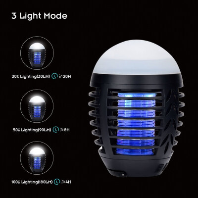 

Mosquito Lamp Indoor&Outdoor Electric Waterproof Mosquito Trap USB Flashlight Mosquito Protection