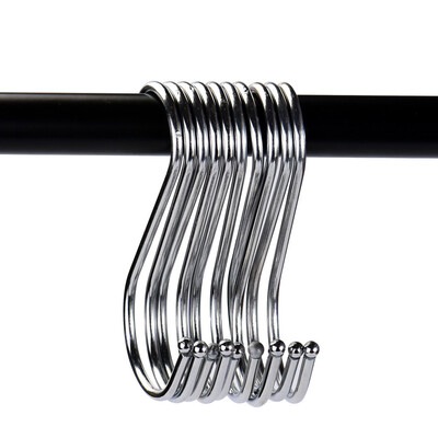 

Gobestart Premium 10-Pack Larger Round  Shaped Hooks in Polished Stainless Steel Metal
