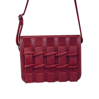 

Fashion Women Fence Square Faux Leather Crossbody Shoulder Bag Pouch Handbag