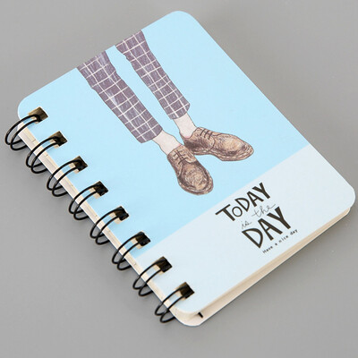 

Cute Animal Flower Cartoon Series Spiral Bound Notebook Students Pocket Note Book Mini Diary Book Pocket Notepad