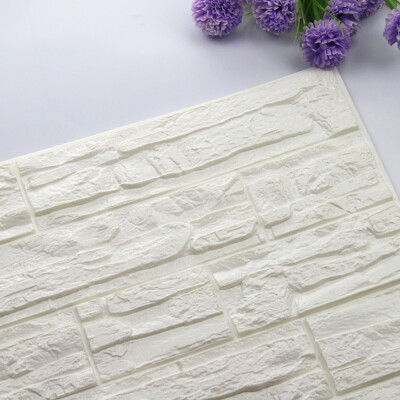 

DIY 3D Brick PE Foam Wallpaper Panels Room Decal Stone Decoration Embossed