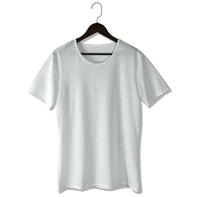

Mens Round Neck Tops Tee Shirt Short Sleeve Solid Loose Casual T-Shirt Sports