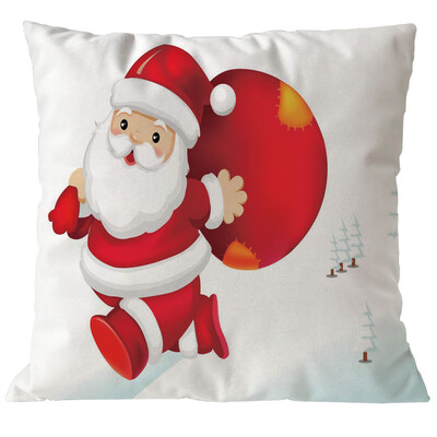 

Tailored Merry Christmas Pillow Cases Linen Sofa Cushion Cover Home Decor Pillow Core