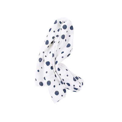 

Winter Scarf Children Girls New Fashion Cotton And Linen Scarf Dot Printed Warm In Winter