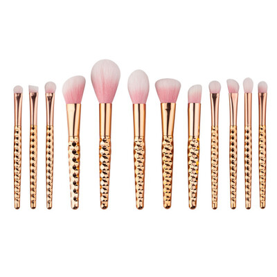 

467812 PCS Beauty Handle Make Up Eyeshadow Blush Cosmetic Concealer Brushes Beauty Tools Set