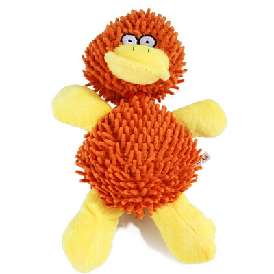 

Gobestart Pet Cat Dog Squeaky Toy Squeaker Sound Chew Fetch Interactive Plush Toy