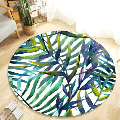 

Gobestart Botany Elements Blanket Round Bathroom carpet 55cm