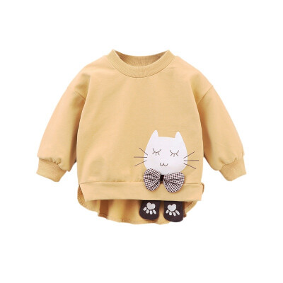 

Kids Girls Spring Autumn Casual Clothes SweatshirtFashion Baby Girl Cartoon Printing Long Sleeve Blouse Kids Sweatshirtss