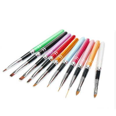 

〖Follure〗10pcs Set Nail Art Pen Phototherapy Crystal Drawing Painting Nail Pen