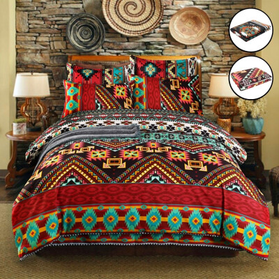 

Willstar 3 Pcs Polyester Bohemian Bedding Set Bohemian Mandala Print Duvet Cover Include Duvet Cover