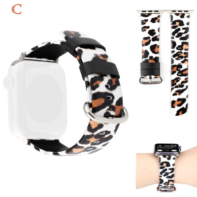 

〖Follure〗Leopard Pattern Printing Replacable Band For Apple Watch Series 4321 3840mm