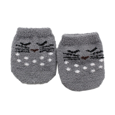 

Autumn Newborn Baby Socks Cartoon Print Sole Soft Sock Boys Girls Infant Toddler Anti-slip Plush Floor Socks