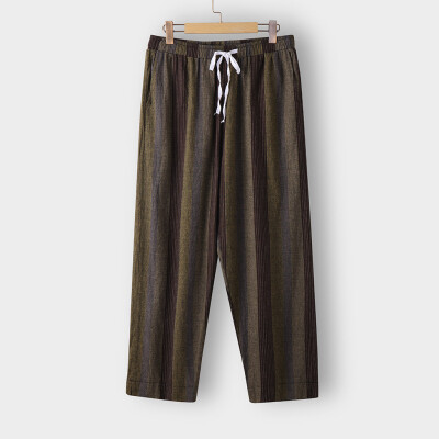 

Gobestart Fashion Mens Casual Outdoors Striped Print Trouser Cargo Long Pants