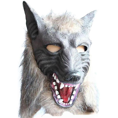 

Creepy Full Face Wolf Latex Mask&Wolf Claws Theater Prank Prop Crazy Masks Halloween Costume