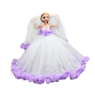 

Tailored Fashion Soft Body Wed Party Dress Princess Doll Pendant 12 inch Girl Favor Gift