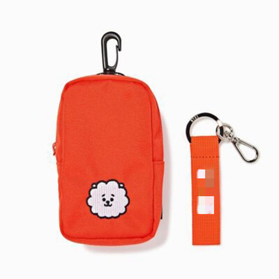 

KPOP BTS Cooky Tata Mini Pocket Purse Waist Packs Keychain Organizer Pouch Pendant package Card Pack