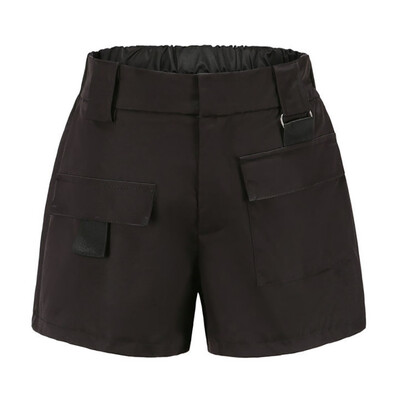 

Summer Casual Simple Shorts New Fashion High Waist Large Pocket Short feminino Comfortable Breathable Shorts European American