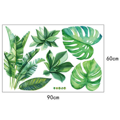 

Palm Leaves Leaf New Hot Sale Cactus DIY Fridge Home Decoration Wall Decor Wall Sticker Self-adhesive Wall Sticker