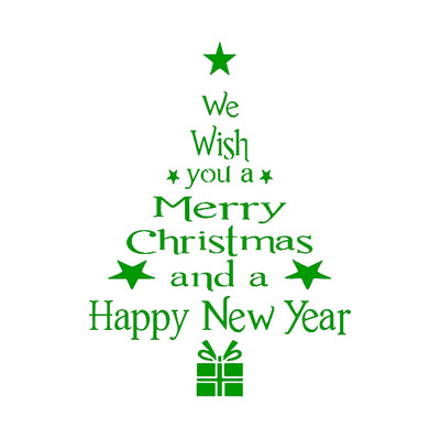

Tailored Merry Christmas Window Wall Sticker Decals Santa Claus Xmas Tree Home Decoration